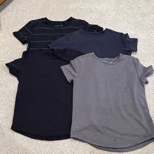 BYLT Basics Kids' T-Shirt Set - Black and Gray